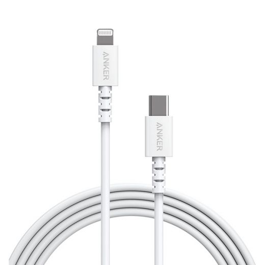 ANKER PowerLine Select USB-C to Lightning Cable 1.8M - WHITE