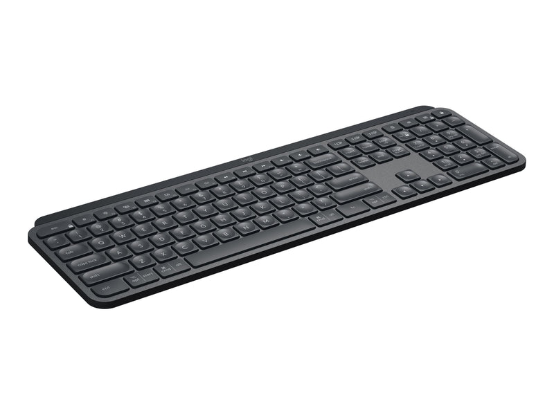 LOGITECH MX Keys Wireless Keyboard,Illuminated,Unifying Receiver,BT,Graphite-1YR WTY