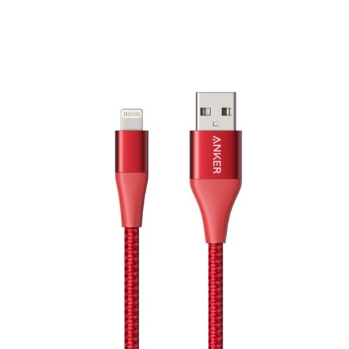 ANKER PowerLine+ USB-A to Lightning Cable 0.9M - RED NYLON