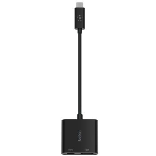 BELKIN Adapter USB-C TO HDMI (Support 4K) AND USB-C PD, 60W Pass Thru, 2YR WTY