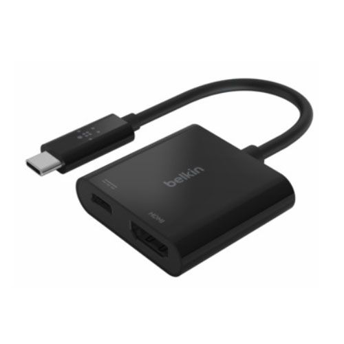 BELKIN Adapter USB-C TO HDMI (Support 4K) AND USB-C PD, 60W Pass Thru, 2YR WTY