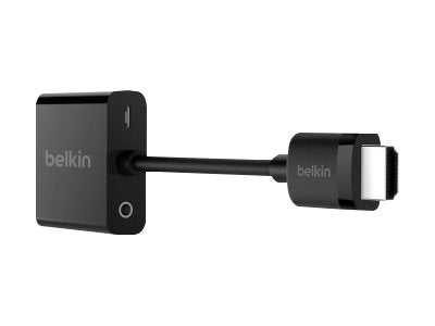 BELKIN HDMI TO VGA Adapter with 3.5 Audio with Micro-USB Power, 2YR