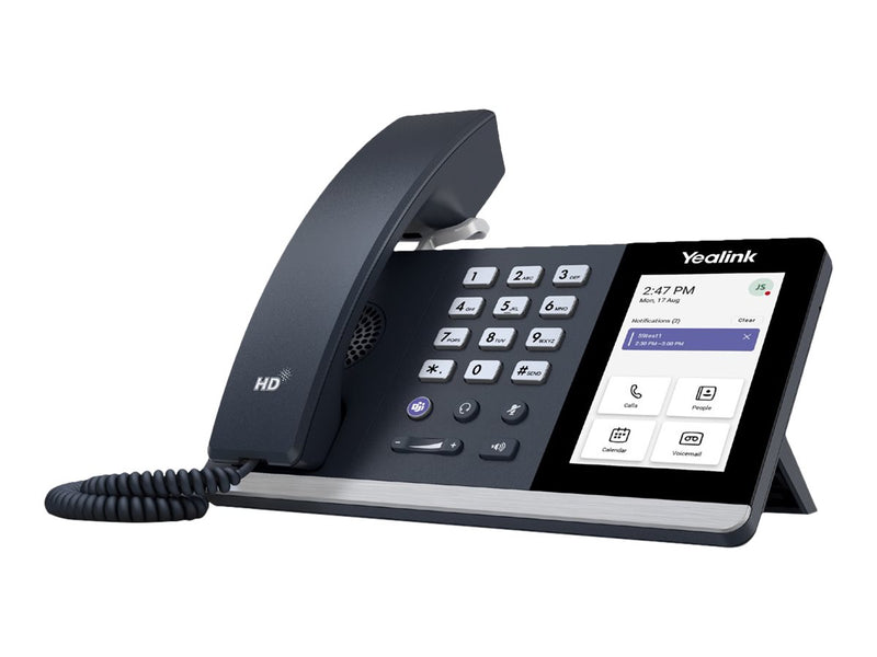 YEALINK (MP54) Desktop Phone with Handset, 4" Touch Screen, MS Teams