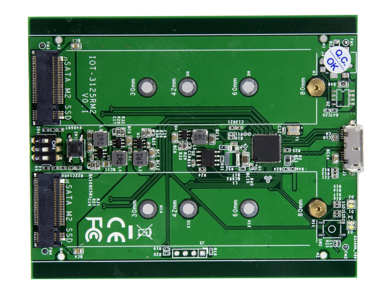 STARTECH Dual M.2 SSD Enclosure, USB 3.1, Raid Supported, Micro-B Cable, 2YR