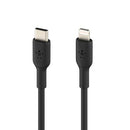 BELKIN 1M USB-C to Lightning Charge/SYNC Cable, MFi, Black, 2 YR