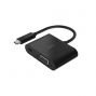 BELKIN Adapter USB-C TO VGA (Support 1080P) AND USB-C PD, 60W Pass Thru, 2 YR WTY