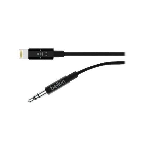 BELKIN 90CM Lightning to 3.5MM Audio Cable, MFi, BLK