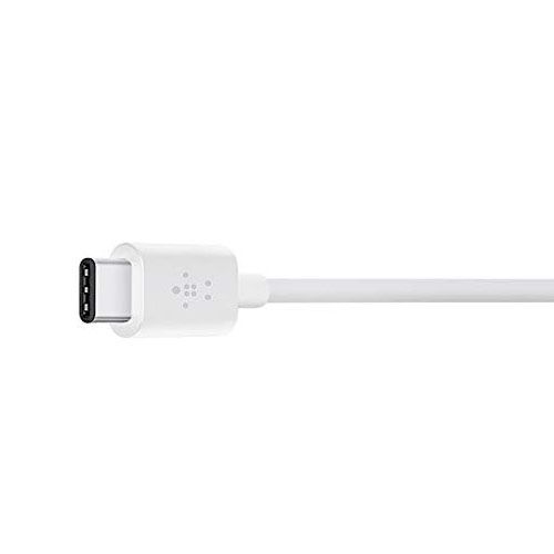 BELKIN 1M USB-A TO USB-C Charge/SYNC Cable, White, 2YR WTY