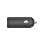 BELKIN 1 Port Car Charger, 20W USB-C (1) PD, BLACK, 2 YR with $2500 CEW
