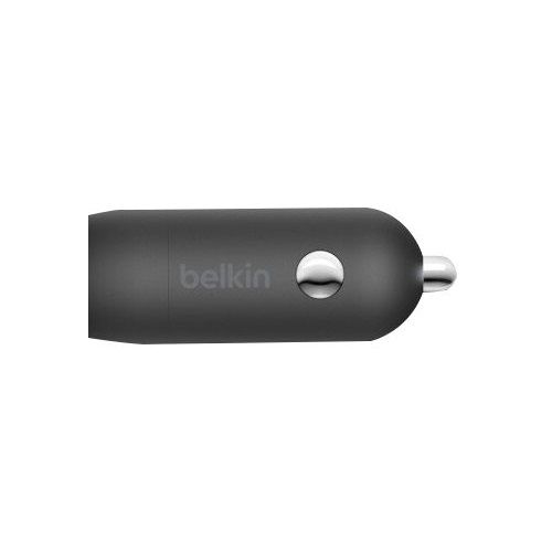 BELKIN 1 Port Car Charger, 20W USB-C (1) PD, BLACK, 2 YR with $2500 CEW