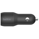 BELKIN 2 Port Car Charger, 12W/2.4A USB-A (2), BLK, 2YR with $2500 CEW