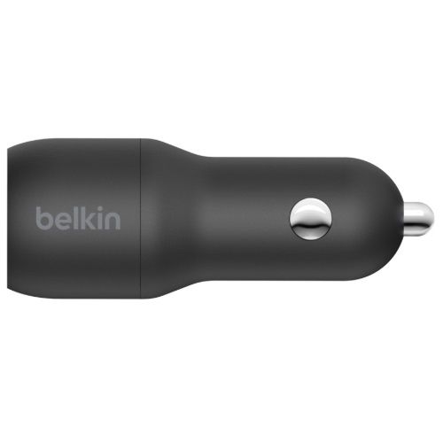 BELKIN 2 Port Car Charger, 12W/2.4A USB-A (2), BLK, 2YR with $2500 CEW