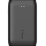 BELKIN Multi-Port Power Bank, 10K mAh, USB-C(1), USB(2), BLK USB-A TO C Cable, 2YR