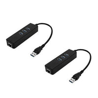 Blupeak USB-A 3.0 to RJ45 Gigabit Ethernet Adapter + 3 USB Hub