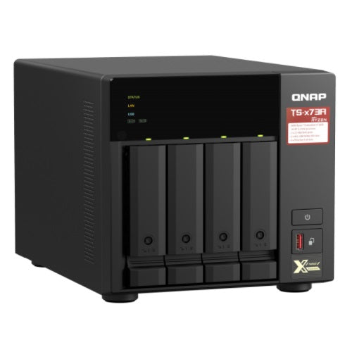 QNAP 4-Bay NAS (No Disk) AMD QC 2.2GHz, 8GB, 2.5GbE(2), M.2(2), TWR, 3YR WTY