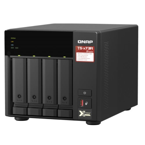 QNAP 4-Bay NAS (No Disk) AMD QC 2.2GHz, 8GB, 2.5GbE(2), M.2(2), TWR, 3YR WTY