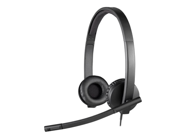 LOGITECH H570E Wired USB Stereo Headset, Noise & Echo Cancelling, 2YR WTY