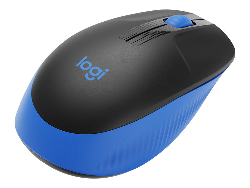 LOGITECH M190 Wireless Mouse Plug and Play, 2.4GHZ Nnano Receiver- Blue - 1YR WTY