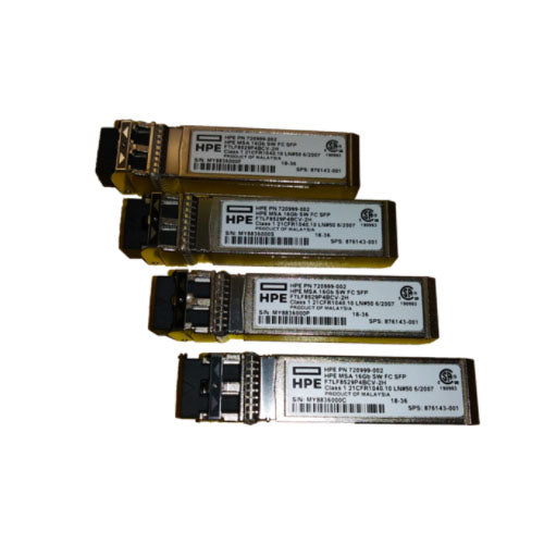 HPE MSA 16Gb SW FC SFP 4pk XCVR