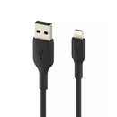 BELKIN 2M USB-A to Lightning Charge/SYNC Cable, MFi, BLK, 2 YR WTY