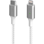 BELKIN 1M Smart LED USB-C to Lightning Cable, MFi, White