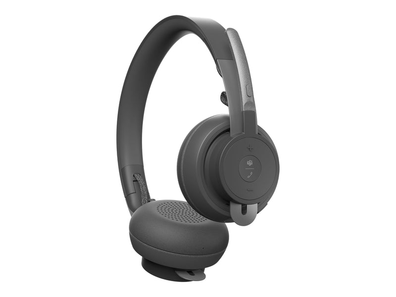 LOGITECH Zone Wireless MS Stereo Headset,BT, Noise Cancelling, USB-C W/ USB-A Adapter,