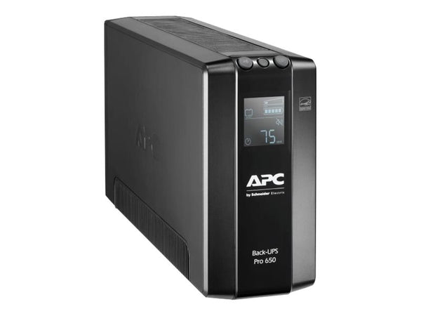 APC (BR650MI) Back-UPS Pro (BR), 650VA, IEC(6), AVR, LCD Monitoring, 2YR WTY