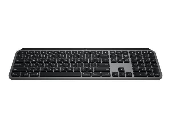 LOGITECH MX Keys Wireless Keyboard,Illuminated Unifying Receiver,BT,Grey,For Mac Only- 1YR