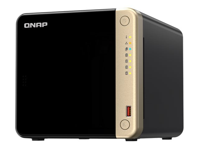 QNAP 4-Bay NAS(NO DISK) CELERON QC 2.9GHz, 4GB, 2.5GbE(2), M.2(2), PCIe, 3YR WTY