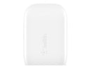 BELKIN 1 Port BoostCharger 30W,USB-C PD, Wallcharger, INC USB-C to Lightning Cable, White