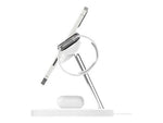 BELKIN 3-IN-1 Wireless Charger With MagSafe 15W White