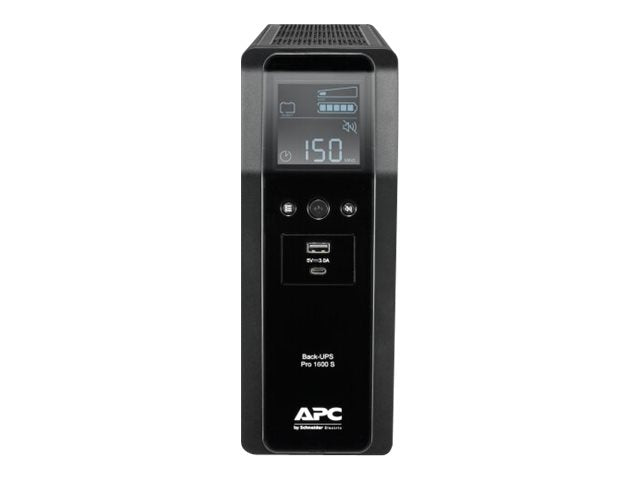 APC (BR1600SI) Back-UPS Pro (BR)1600VA, Sinewave,8 OutletSavr, LCD, Interface