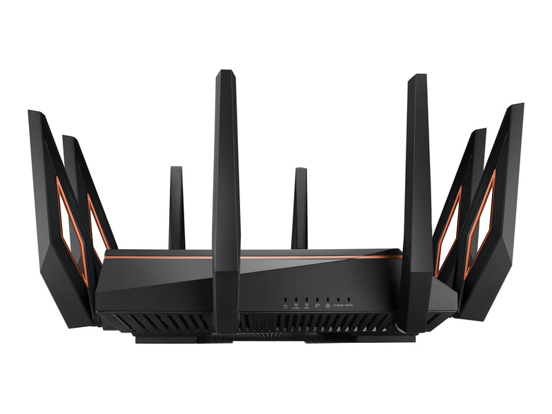 ASUS AX11000 Wireless Tri Band Rog 10 Gigbit Router,10 GbE(4),USB 3.1(2),ANT(8),3YR WTY