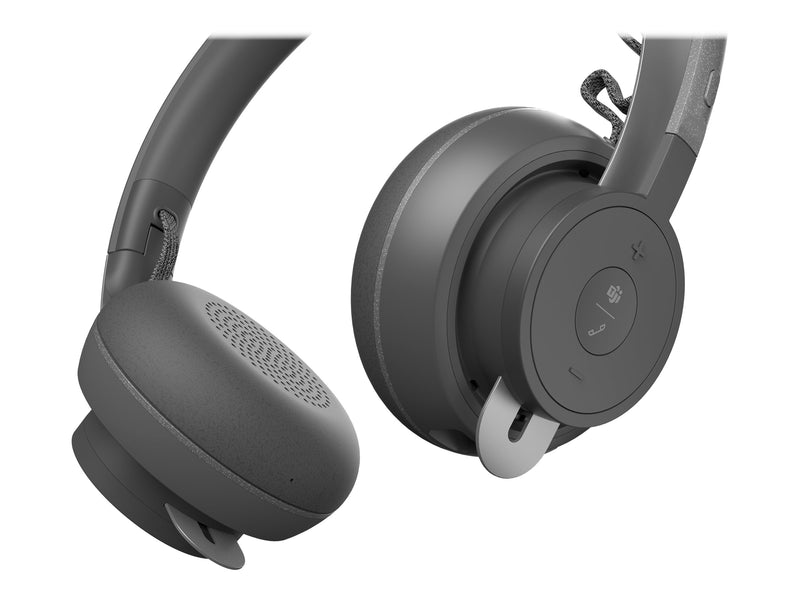 LOGITECH Zone Wireless MS Stereo Headset,BT, Noise Cancelling, USB-C W/ USB-A Adapter,