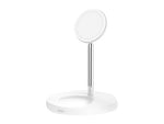 BELKIN 2-IN-1 Wireless Charger for Apple MagSafe White