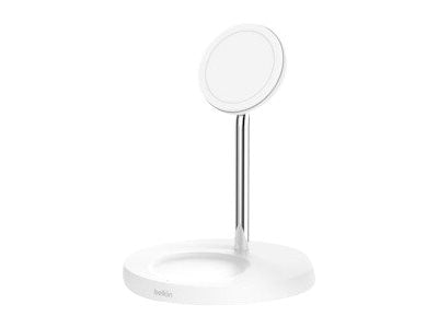 BELKIN 2-IN-1 Wireless Charger for Apple MagSafe White