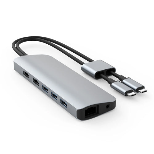 HYPER HyperDrive Viper 10-IN-2 USB-C Hub - Silver