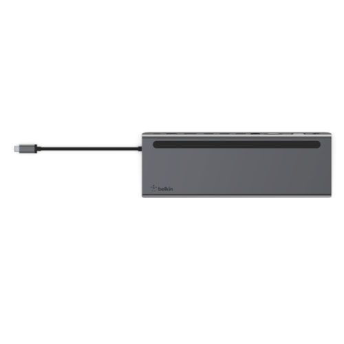 BELKIN USB-C 11-IN-1 Docking Station,Tripledisplay,HDMI,DP,VGA, SD, 85W PD, NO AC, 2YR