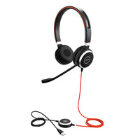 Jabra Corded Evolve 40 UC Stereo Headset,3.5MM,USB-A