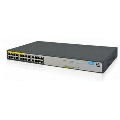 HP 1420-24G-POE+ (124W) Switch, 12 X GIG POE+ Ports + 12 X GIG Ports, Unmanaged, LIFE WTY