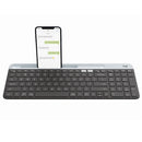 LOGITECH K580 WIireless Keyboard,Multi Device,Unifying Receiver,BT,Graphite-1YR