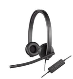 LOGITECH H570E Wired USB Stereo Headset, Noise & Echo Cancelling, 2YR WTY