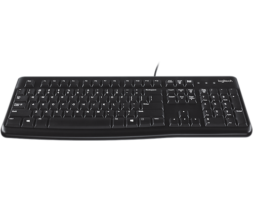 LOGITECH K120 Wired USB Keyboard - 3YR WTY