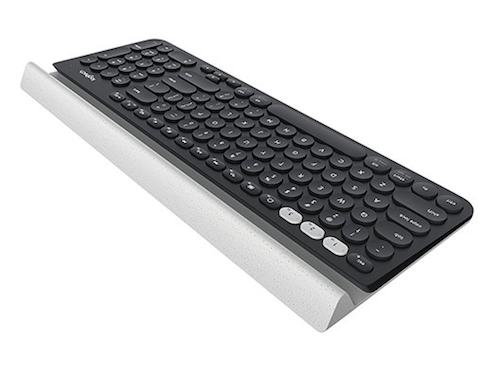 LOGITECH K780 Wireless Keyboard,Cradle,Multi Device,Unifying Receiver,BT,Graphite-1YR