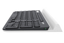 LOGITECH K780 Wireless Keyboard,Cradle,Multi Device,Unifying Receiver,BT,Graphite-1YR