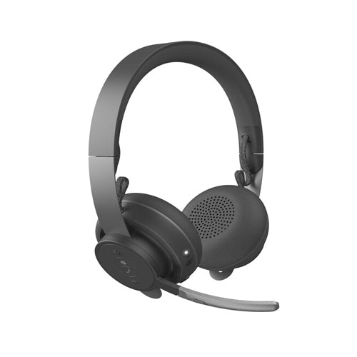 LOGITECH Zone Plus Wireless Stereo Headset,BT, Noise Cancelling, USB-C W/ USB-A Adapter