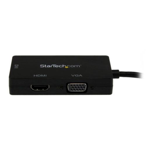 STARTECH Mini DP to VGA OR DVI or HDMI Adapter, Single Display, 3YR