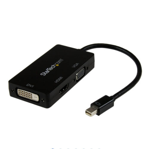 STARTECH Mini DP to VGA OR DVI or HDMI Adapter, Single Display, 3YR