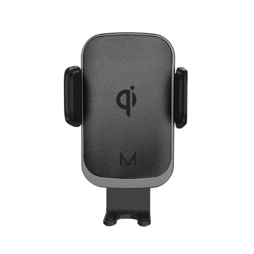 MOYORK WATT 15W Mechanical Wireless Qi Car Charger + Suction & Vent Mount - Black