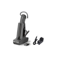 Plantronics SAVI S8245 UC Convertable, PC, DECT, D200 Dongle Hot Swap Battery USB-A